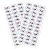 72Pcs Personalized Name Stickers Custom Waterproof Labels For Water Bottles Lunch Boxes School Supplies Storage Containers