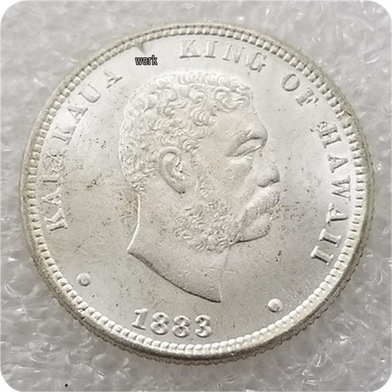 

Старинная серебряная монета-доллар США 1883 года