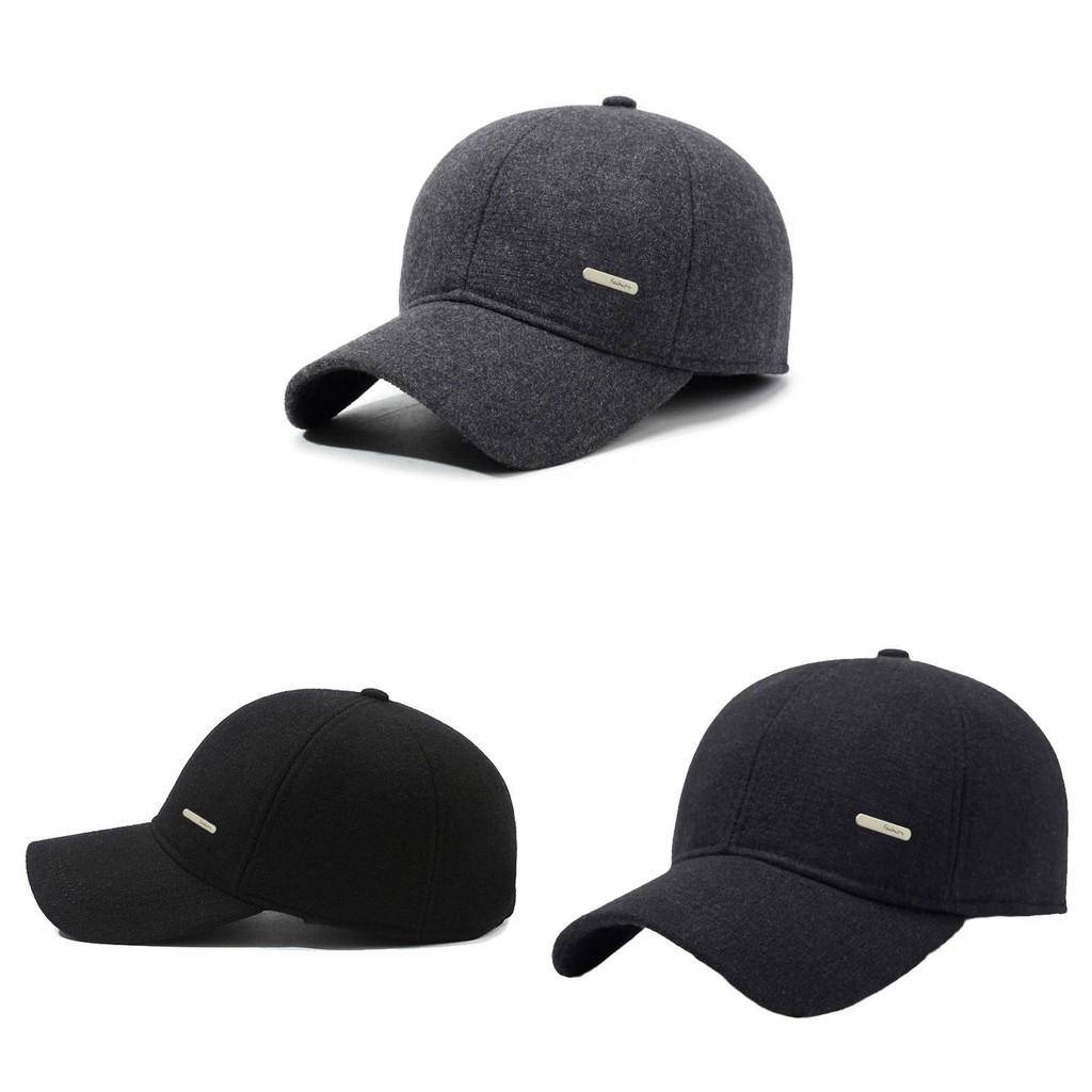 Winter Baseball Cap With Warm Ear Coverage Adjustable Cotton For Ins Fashion Lovers