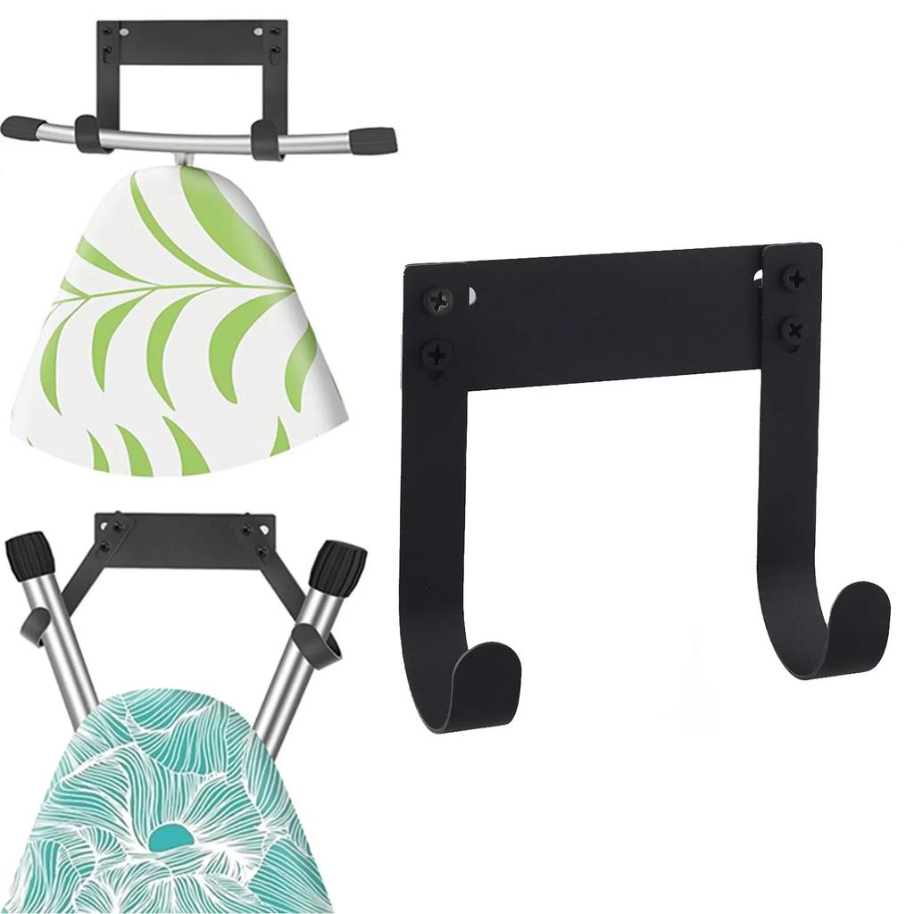 Laundry Room 4.72 4.44 Inches Ironing Board Hanger Ironing Board Hanger Compact Design Protective Storage Quick Installation