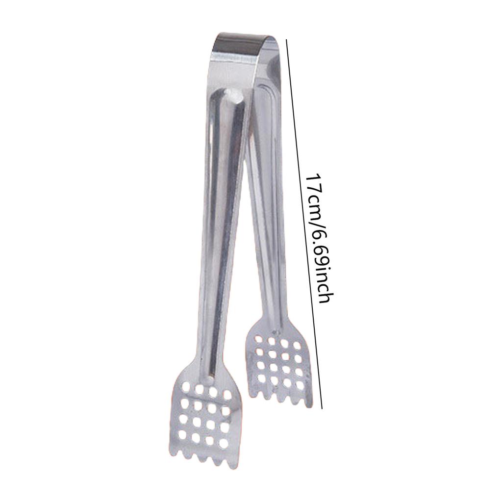 Stainless Steel Food Tong with Ergonomic Handle for Easy Gripping and Cooking Kitchen Tool Comfortable Grip Bread Clip
