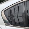 1 Pair Rear Side Window Louver Shutter Cover Trim Fit for Honda Accord Sedan 2008 2009 2010 2011 2012 2013 Carbon Fiber Style
