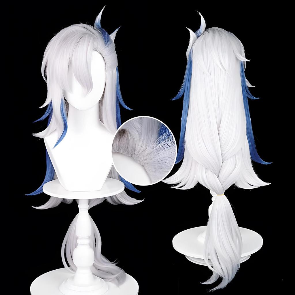 Neuvillette Cosplay Wig - Cardamom Genshin Impact Fontaine Style