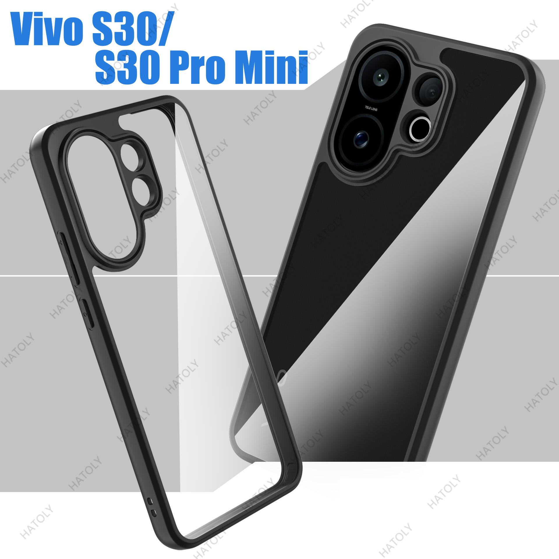 

Для Vivo S30 Pro Mini Чехол Для Чехол для Vivo S30 Pro Mini Противоударный чехол для телефона Накладка Для Vivo S30 S30 Pro Mini vivo S30 чёрный