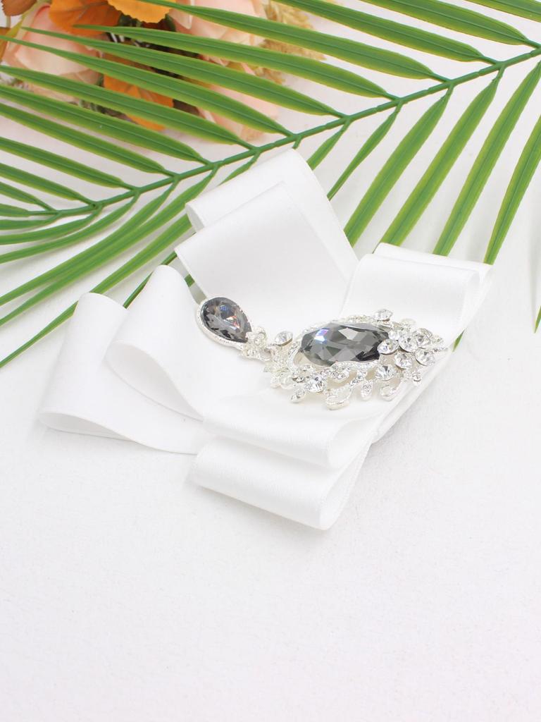 European Fashion Lapel Flower Bow Tie Brooch for Men's Wedding - Style TS318