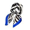Black and white rhythm printing silk scarf square scarf high-end sense versatile shawl sunscreen neck small square scarf headscarf women's scarf