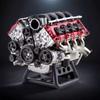 MAD058 V8 Engine Model Simulation Electric Internal Combustion Engine Model Assembly Kit for RC Cars and Desktop Decorations