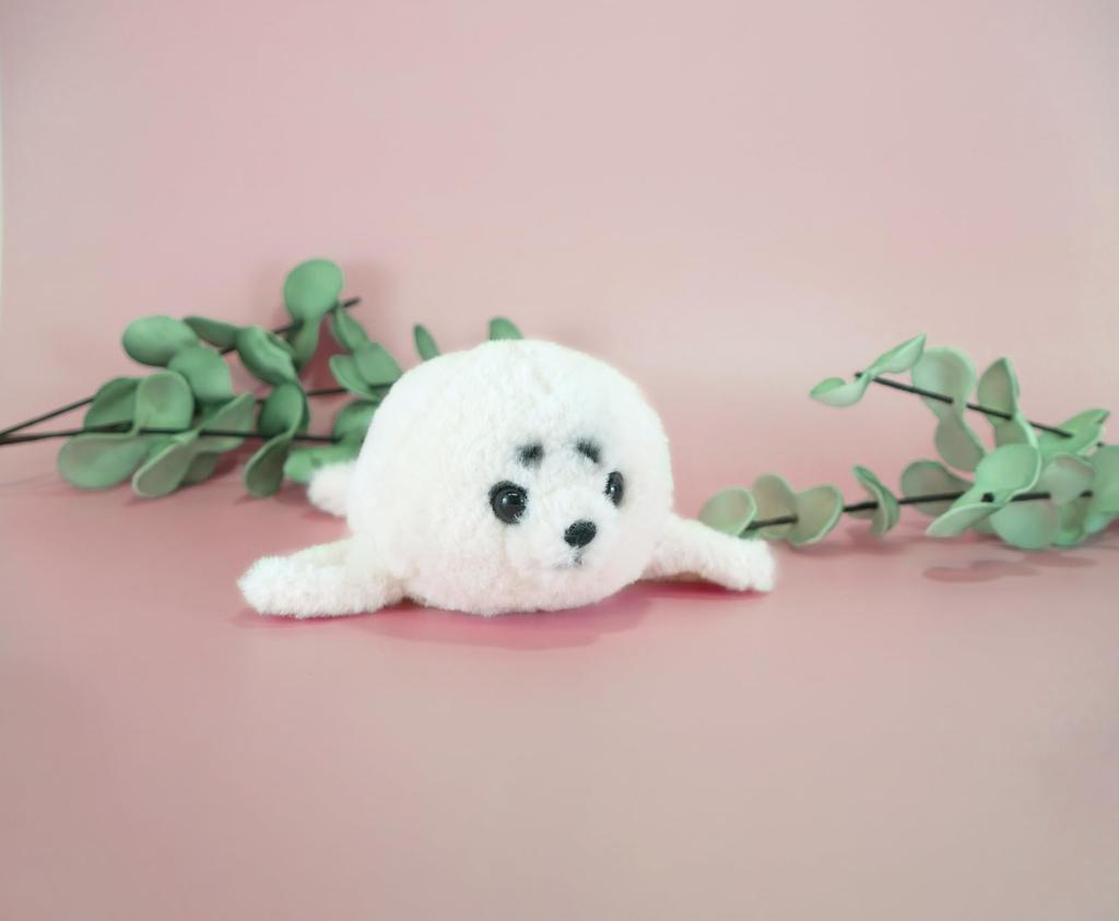 Sunlemon Seal S 17 x 15 x 19cm Stuffed Animal Fluffy's P-8702