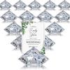 5/10pcs Acrylic Diamond Place Card Holder Table Number Name Card Stand for Wedding Anniversary Decorations Birthday Party Supply