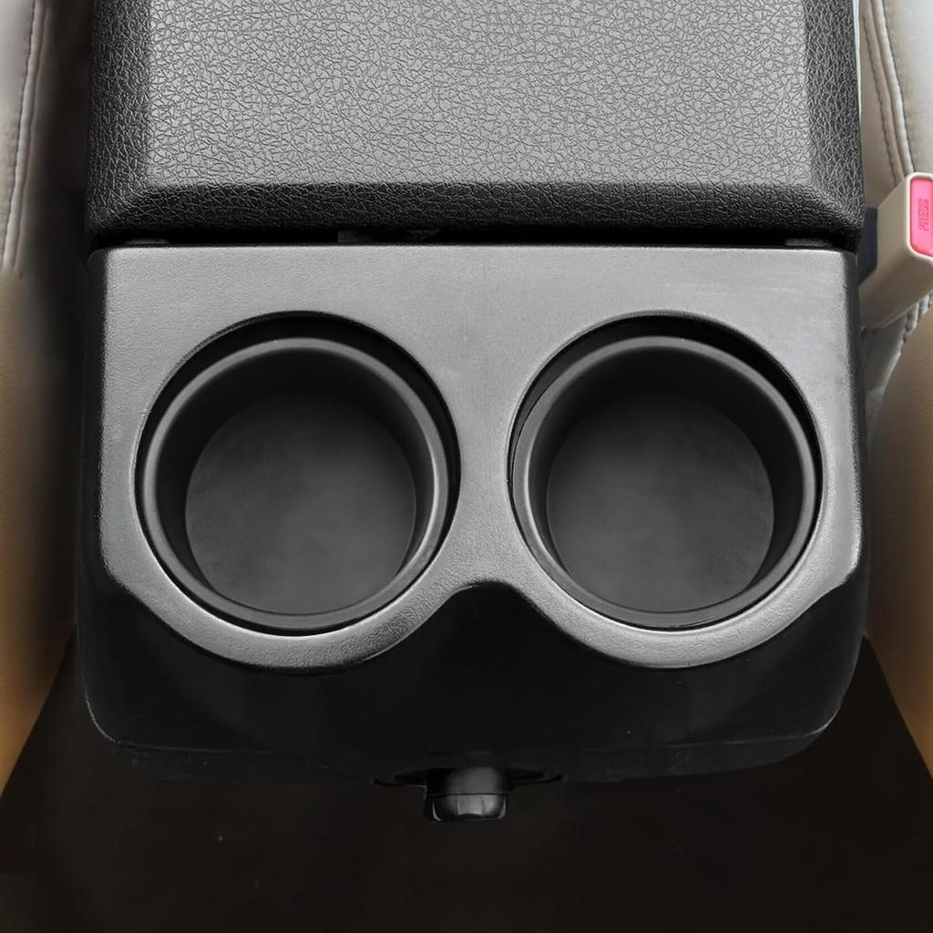 Rear Of Center Console Cup Holder For Ford F150 2004-2014 Non-Flow Through Console Cup Holder Replacement Ert For F150 2004-2014 TPE Drink Bottle