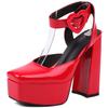 Sexy Platform Sandals Women Summer Shoes 2024 High Heels Fashion Black White Party Dance Stripper Shoes Women's Flip Flops
