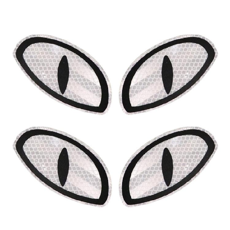 

Uprgades Cartoon Reflective Stickers set Cartoon Reflective Stickers 2 Pair Yellow Visibility Perfect for Night Walkers 1 срібний