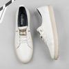 Fashion Autumn Casual Leather Board Shoes British Style Genuine Leather Thick-soled Walking Shoes Outdoor Antiskid Versatile Oxford Shoe