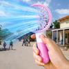 Mini Handheld Fan, USB Rechargeable, 3-Speed Adjustable, Portable & Cute Design, Compatible with USB Power Banks, Pink