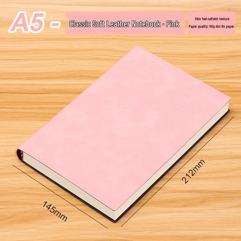 A5 Soft-Cover Notebook with Custom Buckle and Logo - Business B5 Office Diary