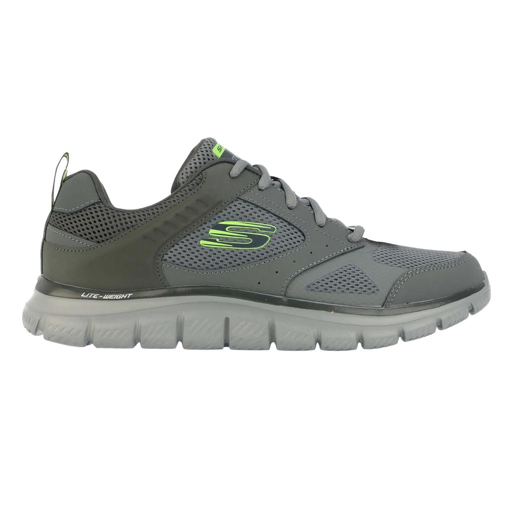 Skechers Mens Track Syntac Coated Leather Trainers