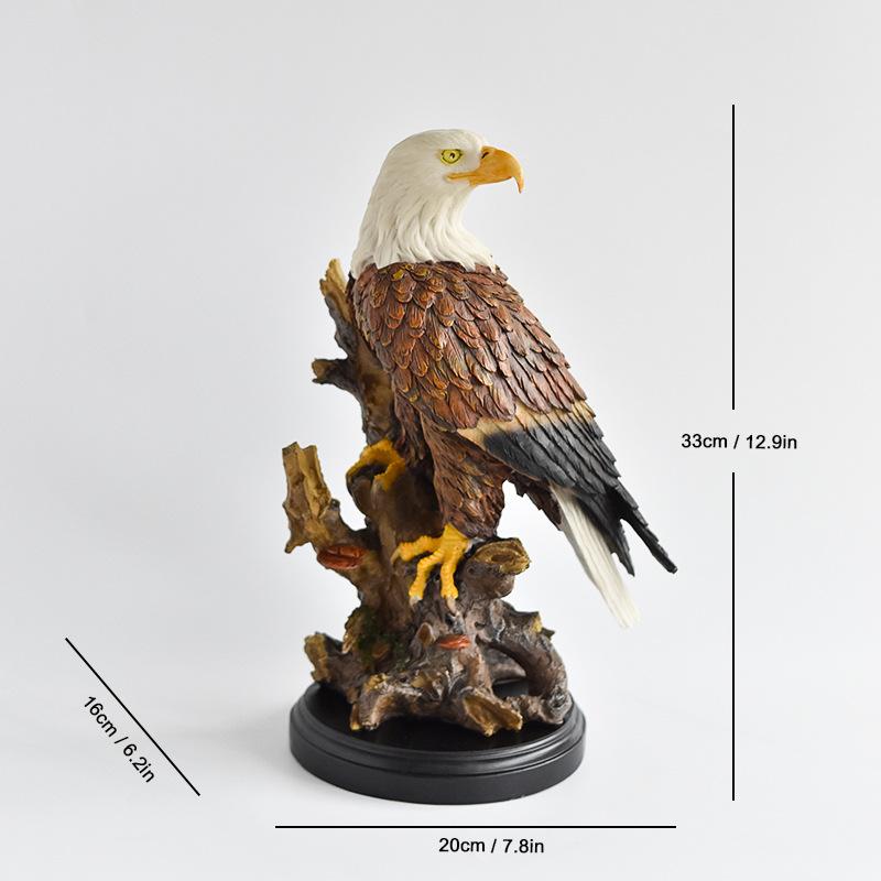 American Independence Day Simulation Big Eagle Resin Ornament Home Office Opening Decoration Crafts