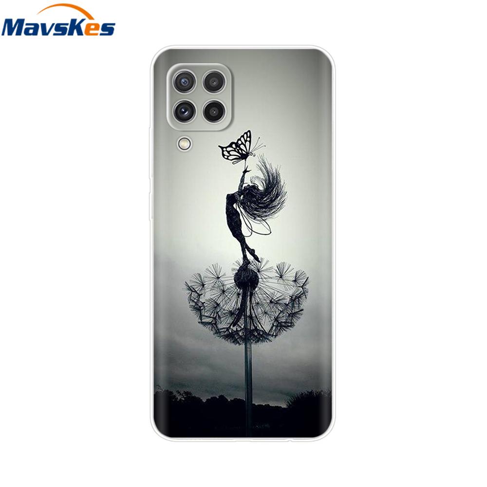 For Samsung Galaxy A12 Case Beautiful Girls Soft Silicone Phone Cover For Samsung A22 Fundas GalaxyA12 Transparent Cases Coque