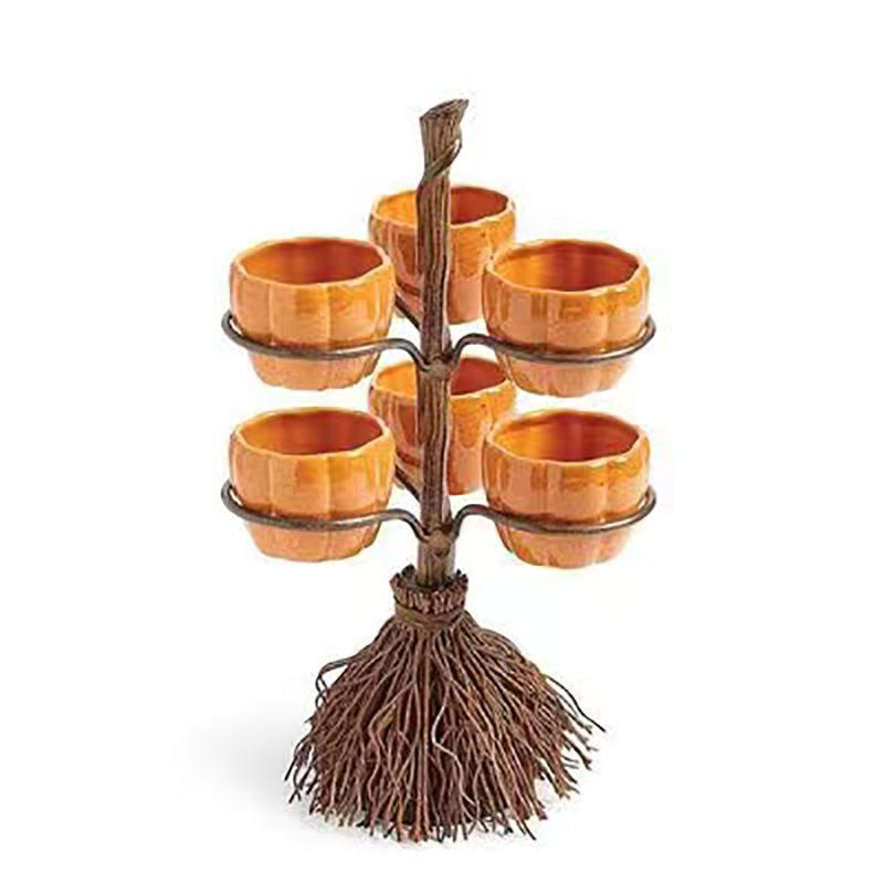 

Halloween Pumpkin Cups CupsWine CupsSeparators Pumpkin Brooms Decorations Ornaments Brooms Pumpkin Magic Six cups of pumpkin