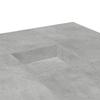  Coffee Table, Concrete Grey, 80x80x40 Cm
