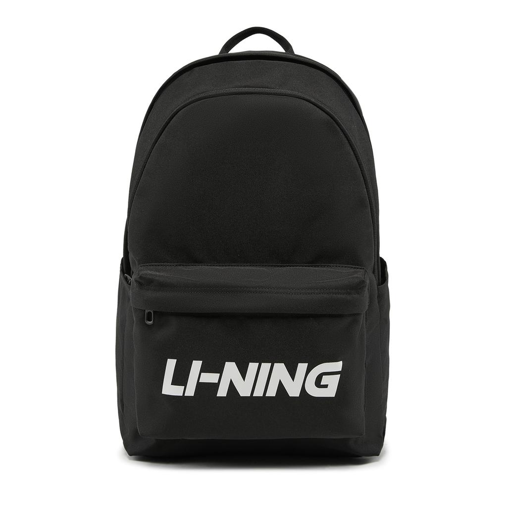 Li Ning Sports Life Collection Polyester Backpack Unisex Basic Black ABSW213-1
