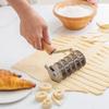 Premium Stainless Steel Reusable Dough Lattice Roller Cutter Suitable For For Pizza Pastry Cutter Pie Craft Net Wheel Knife Baking Tool Bakeware