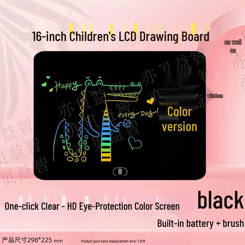 Kinder LCD Schreib- & Zeichentisch - Löschbare Kritzeltafel Schultafel Spielzeug
