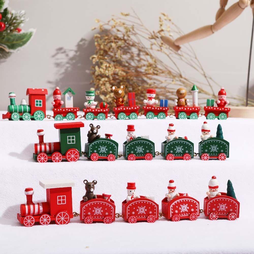 

Props For Home Gifts Window Ornaments Home Decoration Christmas Decoration Train Christmas Ornament красный