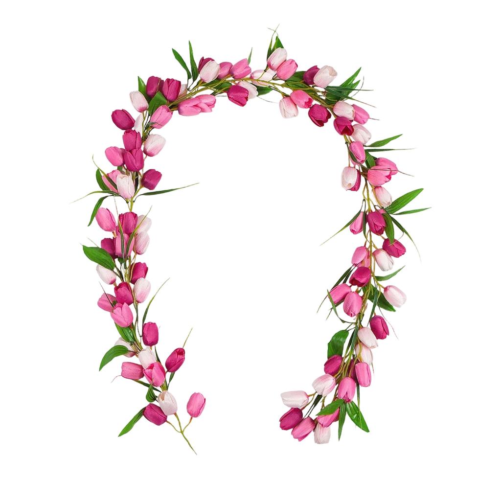 Artificial Flower Vine, Fake Flower Vine, Plastic Flower, Pipe Cover, Balcony Decoration