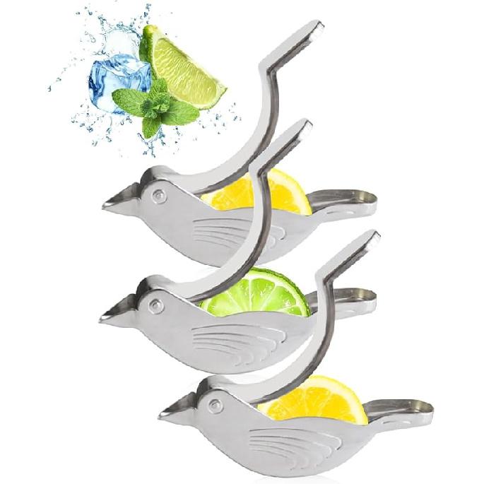 3pcs Lemon Juicer, Manual Lemon Squeezer Portable Lime Juicer, Bird Shape Hand Press Juicer for Orange Lemon Lime Pomegranate (3pcs) 3PCS