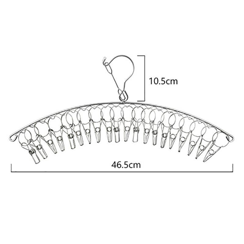 

10/20 прищепок из нержавеющей стали, вешалка для сушки одежды, ветрозащитная вешалка для одежды, зажимы для носков, вешалка для белья, вешалка для нижнего белья, держатель для носков 20 clips