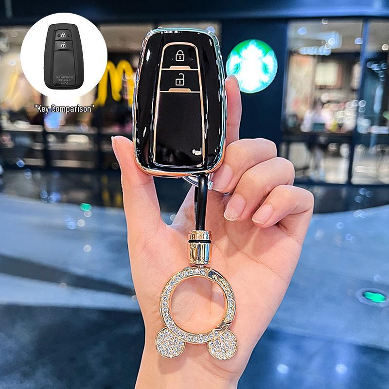 Toyota Key Case for Camry, RAV4, Wildlander, Levin, Crown, Lu Fang - Suitable Keychain Bag for Men and Women.