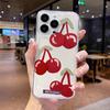 Cute Cartoon Cherry Pattern Transparent TPU Phone Case For Xiaomi Mi 15T Pro POCO X7 Pro F7 X6 X5 M3 X3 NFC M4 F5 11 Lite 5G NE