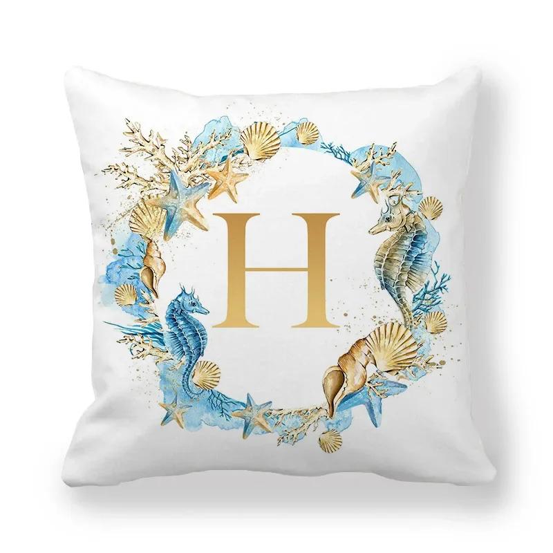 

Чехол на подушку с принтом букв «Морская жизнь» для дома, гостиной, дивана, квадратный, полиэстер, 45 * 45 см 66x66cm бордовый