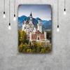 Neuschwanstein Castle Vintage Metal Tin Signs Posters Decor Retro Metal Plaque Wall Art Decor for Garage Bar
