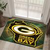Tappeto in Velluto Cristallo Design Green Bay Packers Accogliente Non?Tappeto Stampato Antiscivolo per Camera da Letto Soggiorno Ingresso
