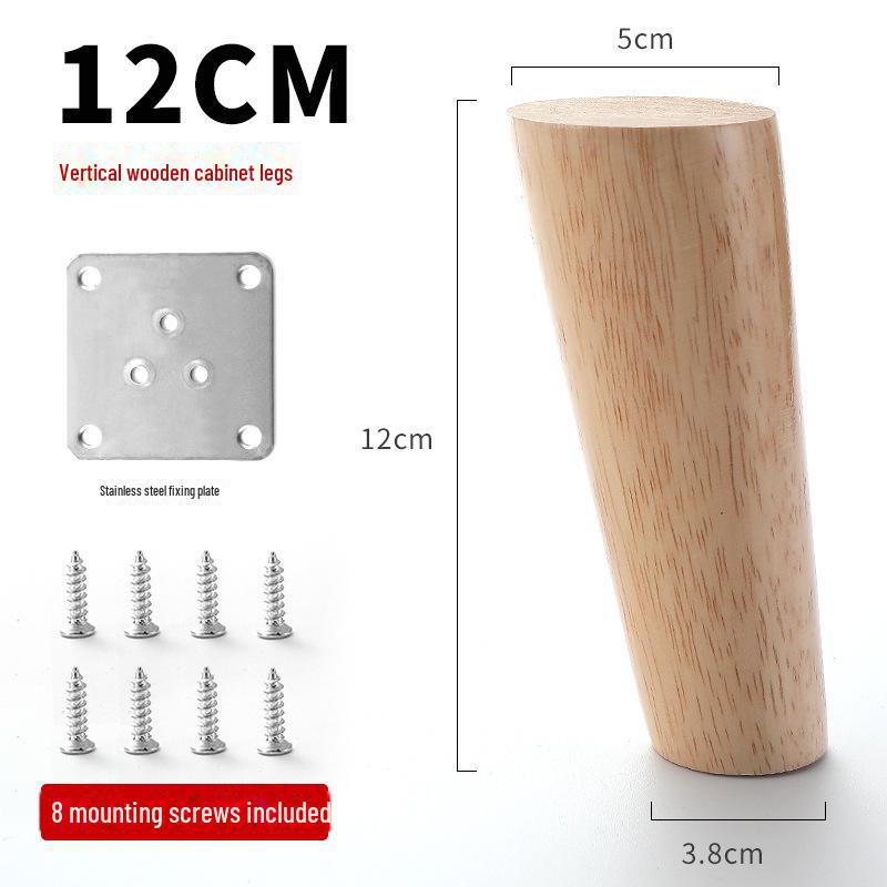Kashuo Solid Wood Furniture Leg Extenders for Sofas, Coffee Tables, Cabinets, Dining Tables, TV Stands, and Chairs