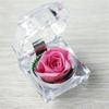 Romantic Ring Box Handmade Plastic Nice-looking Forever Rose Jewelry Box for Anniversary