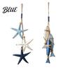Bathroom And Bedroom Wall Decor Lighted Wooden Fish Starfish Decor Beachy with Warm LEDs Maritime Inspired Home Accessories Coastal Nautical Hanging