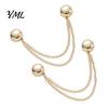 T-shirt Hem Clip 2Pcs Magnetic Clothing Pin for Shortening Pants Legs, Button Legs Shirt Sleeves Hems, Clothes Decorative with Chain Quick Adjustment