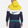 Nike Odzież sportowa Windrunner Color-block Casualowa kurtka z kapturem Męska Odzież wierzchnia Speed-Yellow DC4113-714