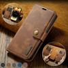 DG.Ming para IPhone 17 16 Pro Max 15 14Plus 12 11 13Mini Lujosa Funda tipo Cartera de 2 Plegados Funda con Tapa Magnética de Cuero Desmontable