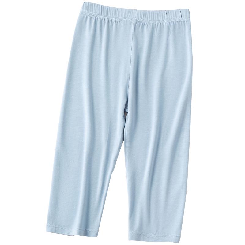 Girls' Slim Fit Modal Pants - Breathable, Casual, Versatile, Summer Wear for Small & Medium Girls