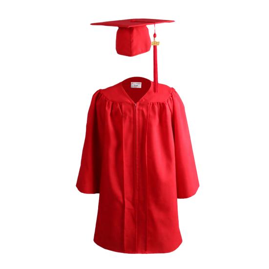 

Kindergarten Graduation Gown And Cap Set 2026 Graduation Gown with Hidden Zipper Gold Tassel Kids Elementary School Graduation Outfit 110cm