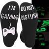 Trendy Luminous Gaming Socks: Sweat-Absorbing, Non-Slip, Large-Size