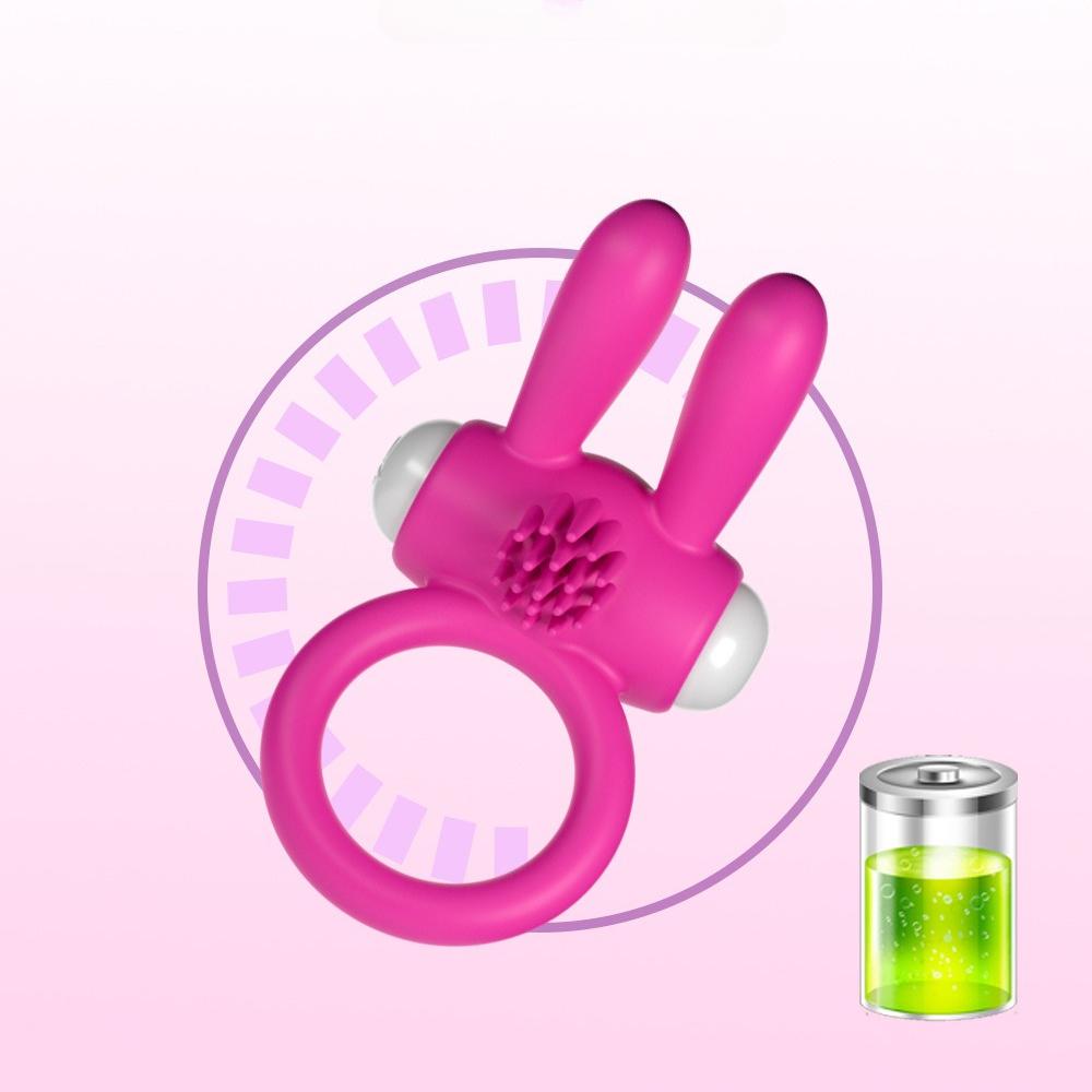 Penis Ring Vibrator Delay Ejaculation Vibrating Cock Ring Masturbation Penis Erection Enhance Adults Sex Toys for Couple Women