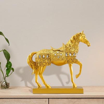 Dekorative Pferdefigur Harzskulptur für Zuhause und Büro