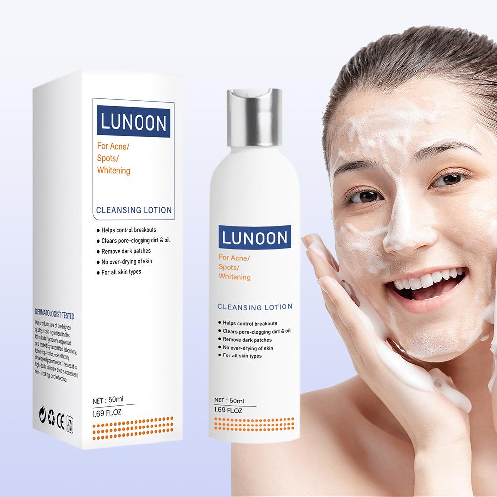 Whitening Freckle Removing Facial Cleanser Fade Dark Anti-Acne Cleansing Skin Brighten Spots Mo J6Y9