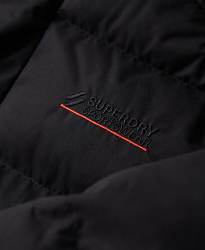 Superdry Microfibre Sport Puffer Jacket (M5011760A) Gray