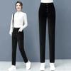 Women's Thickened Lamb Cashmere Autumn Winter Corduroy Pants Add Velvet Warm Pants Female Harlan Pants Casual Trousers Mother Wear